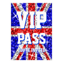 Glitz UK 'VIP PASS' invitation