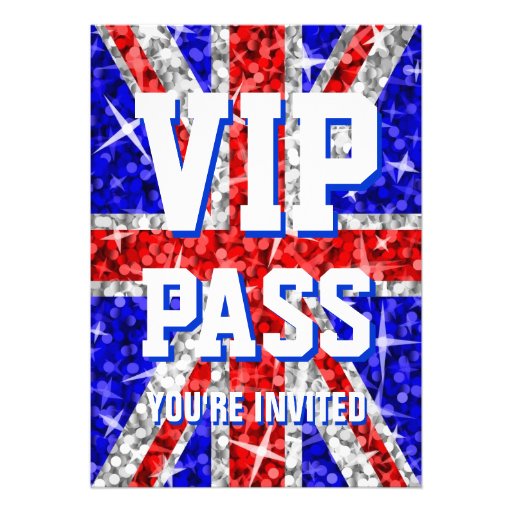 Glitz UK 'VIP PASS' invitation