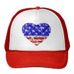 Glitz USA Heart trucker hat hats