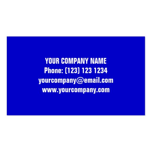 Glitz USA stripe business card template (back side)