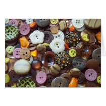 Glitzy Earth Tone Buttons cards