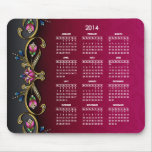 Glitzy Lady 2014 Calendar mousepads