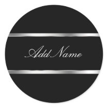 Glitzy Monogram Sticker Labels