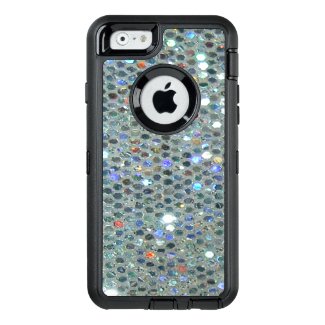 Glitzy Sparkly Silver Bling Glitter OtterBox iPhone 6/6s Case