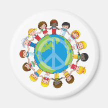 Global Children Fridge Magnets