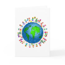 Global Christmas Kids cards by prawny Global Christmas Kids cards