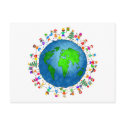 Global Christmas Kids postcards