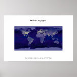 Global City Lights Poster