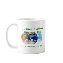 Global Climate Change, Inc. mugs by Robustoman Global Climate Change, Inc. mugs