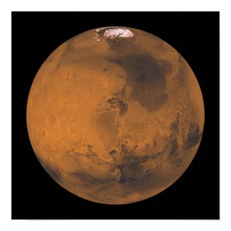 Global Color View of Mars Posters