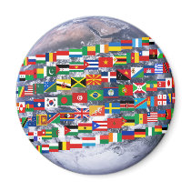 Global Diversity #1 Magnet by FlagAndMap Global Diversity #1 Magnet