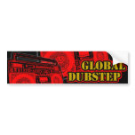 GLOBAL DUBSTEP BUMPER STICKER
