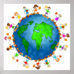 Global Fall Kids Posters