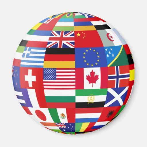 Global Flags Fridge Zazzle