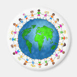 Global Kids Fridge Magnet