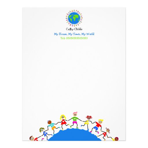 Global Kids, Letterhead | Zazzle