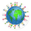 Global Nativity Kids stickers