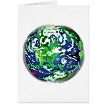 global peace protect mother earth notecards