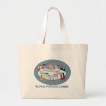 GLOBAL POTLUCK DINNER TOTE BAG