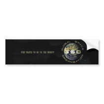 Global Space Organization Bumper Sticker