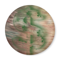 Global Stocks Fridge Magnets