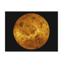 Global Surface of the Planet Venus Post Cards