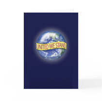 Global Unity Greeting/Note Card by DigitalCraftsdotnet Global Unity Greeting/Note Card