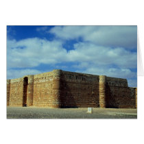 Global view, Quasar Al Karaneh, Jordan Greeting Cards