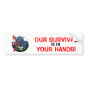 Global warming awareness bumper stickers bumper stickers