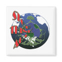 Global warming awareness magnets
