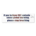 Global Warming bumper stickers