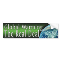 Global Warming Bumper Sticker bumper stickers