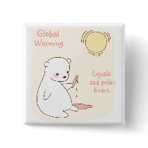 Global Warming Button