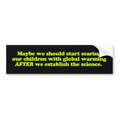 Global Warming & Children Bumper Sticker by Libertymaniacs