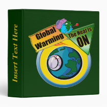 Global Warming Earth Day Avery Binder binders