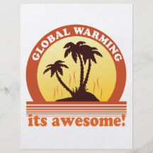 global warming flyer