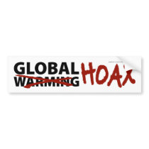 Global Warming Hoax bumper stickers by AmericanElephant Global Warming Hoax bumper stickers