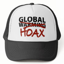 Global Warming Hoax Trucker Hats