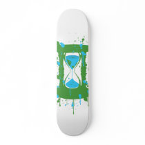 Global Warming Hourglass Skateboard