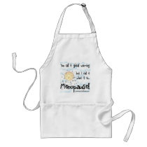 Global Warming...I Think Not! aprons