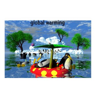global warming II print