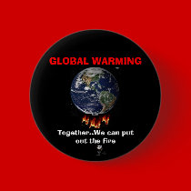 GLOBAL WARMING... is a REAL issue buttons