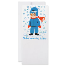 Global Warming is fun Rack Card Design