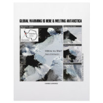 Global Warming Is Here And Melting Antarctica letterhead
