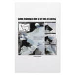 Global Warming Is Here And Melting Antarctica Stationery Paper