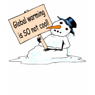 Global Warming is SO Not Cool shirt