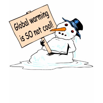 Global Warming is SO Not Cool T-shirt by bethieralph