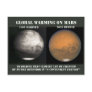 Global Warming ON MARS postcard