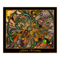 Global Warming poster posters by KelleyArt Global Warming poster posters