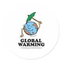 Global warming season stickers